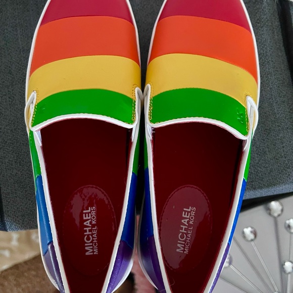 Rainbow Michael Kors Dylan Sneakers - Picture 6 of 10
